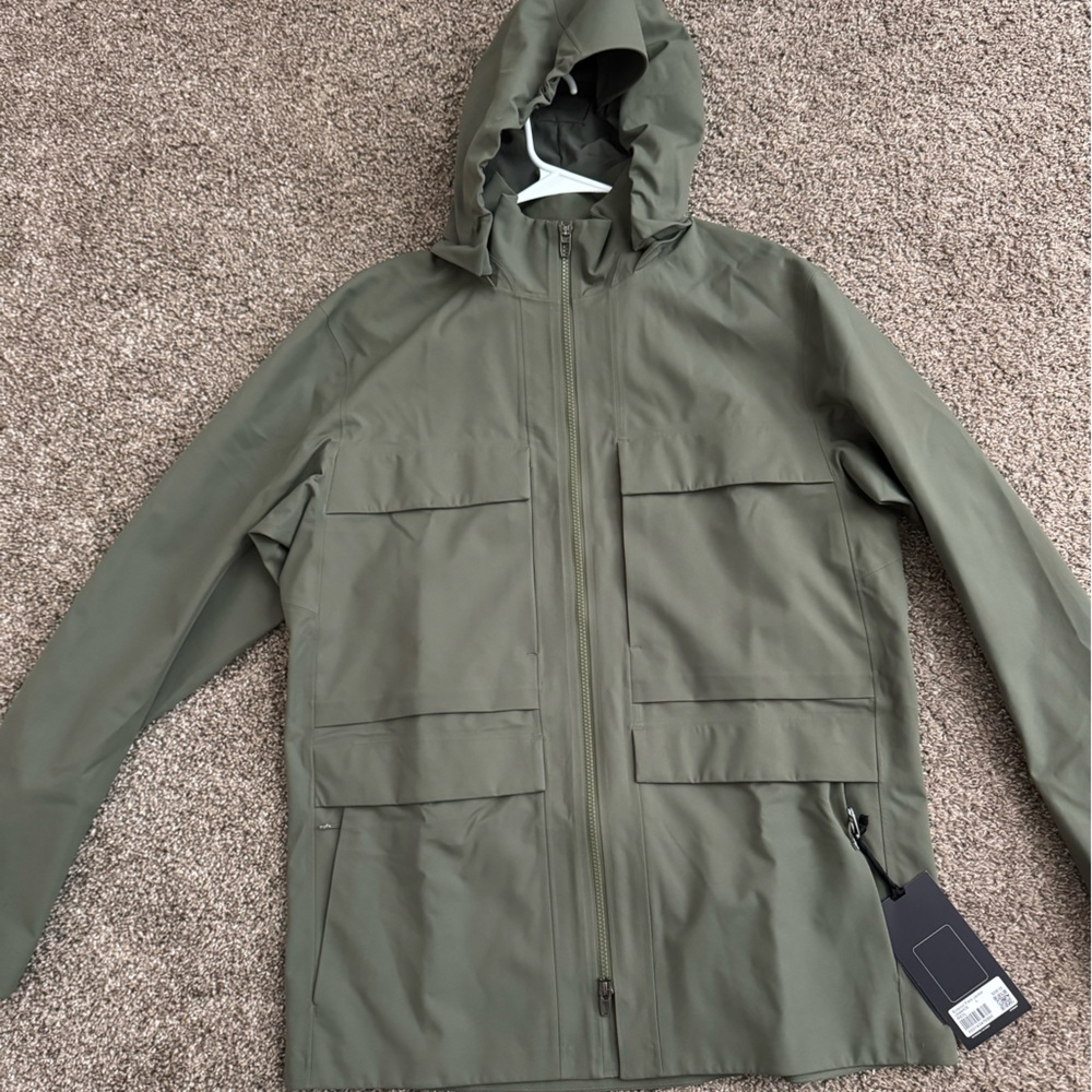 lululemon athletica Olive Green Hooded Jacket
